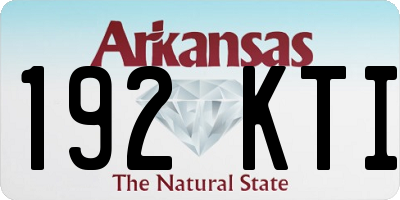 AR license plate 192KTI