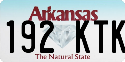AR license plate 192KTK