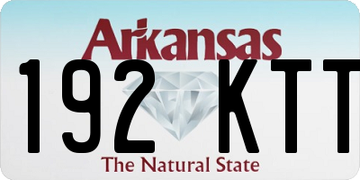 AR license plate 192KTT