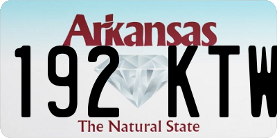 AR license plate 192KTW