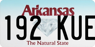 AR license plate 192KUE