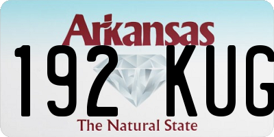 AR license plate 192KUG