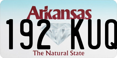 AR license plate 192KUQ