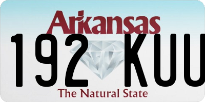 AR license plate 192KUU