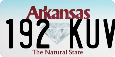 AR license plate 192KUV