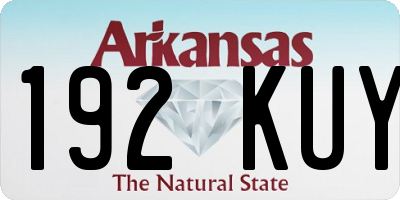 AR license plate 192KUY