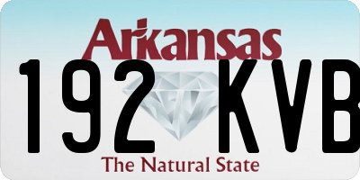 AR license plate 192KVB