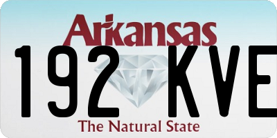 AR license plate 192KVE