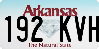 AR license plate 192KVH