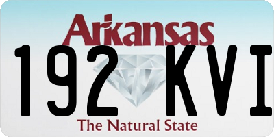 AR license plate 192KVI