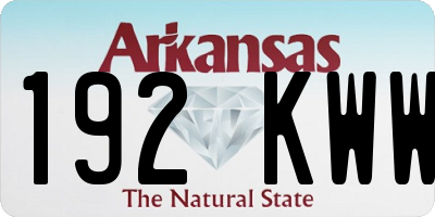 AR license plate 192KWW