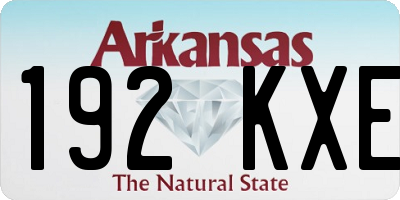 AR license plate 192KXE
