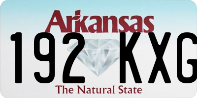 AR license plate 192KXG