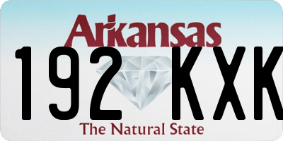 AR license plate 192KXK