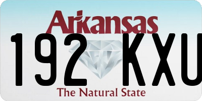 AR license plate 192KXU