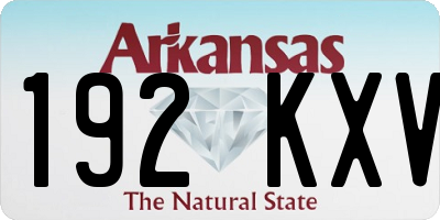 AR license plate 192KXV