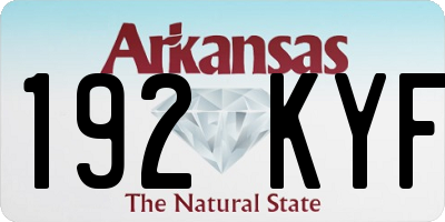 AR license plate 192KYF