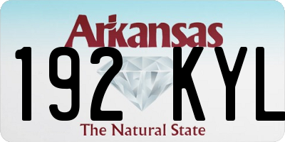 AR license plate 192KYL