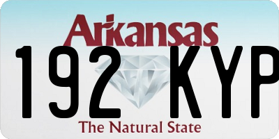 AR license plate 192KYP