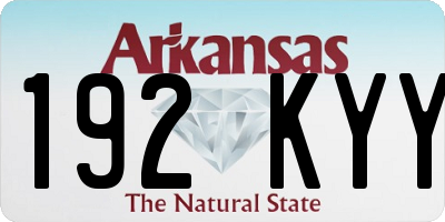 AR license plate 192KYY