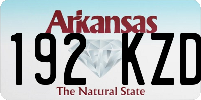 AR license plate 192KZD