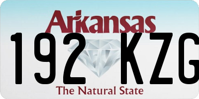 AR license plate 192KZG