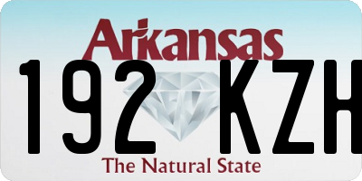 AR license plate 192KZH