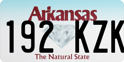 AR license plate 192KZK
