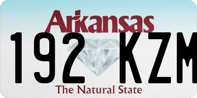 AR license plate 192KZM