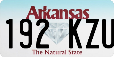 AR license plate 192KZU