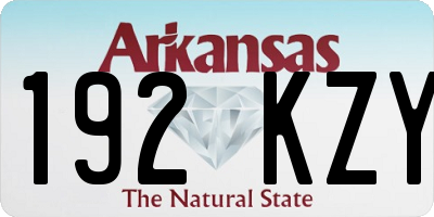 AR license plate 192KZY