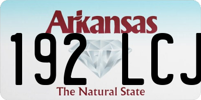 AR license plate 192LCJ