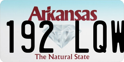 AR license plate 192LQW