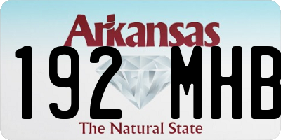 AR license plate 192MHB