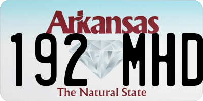 AR license plate 192MHD