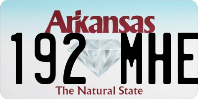 AR license plate 192MHE