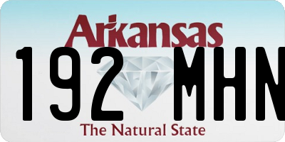 AR license plate 192MHN