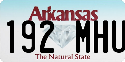 AR license plate 192MHU