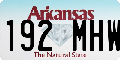 AR license plate 192MHW