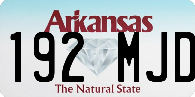 AR license plate 192MJD