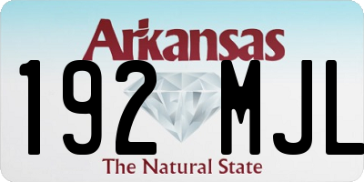 AR license plate 192MJL