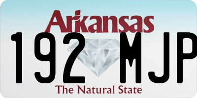 AR license plate 192MJP