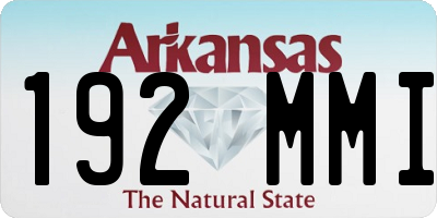 AR license plate 192MMI