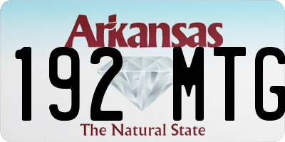 AR license plate 192MTG