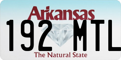 AR license plate 192MTL