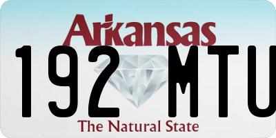 AR license plate 192MTU