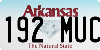 AR license plate 192MUC