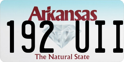 AR license plate 192UII