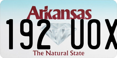 AR license plate 192UOX