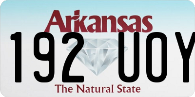 AR license plate 192UOY